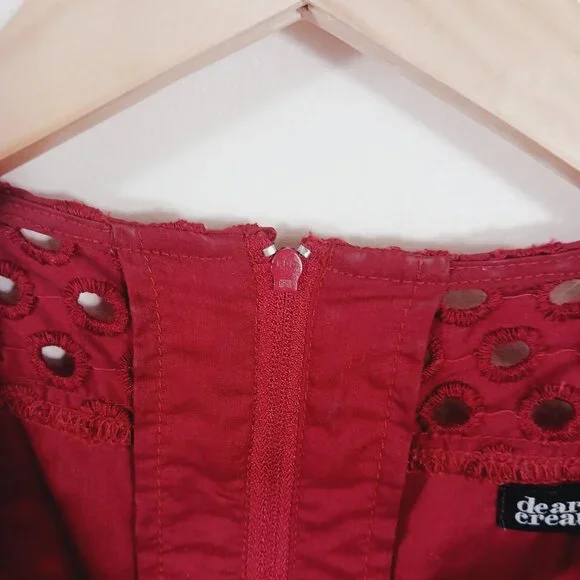 Dear Creatures, As Seen on "New Girl", Retro Dress, Color Berry, Size Small - Picture 14 of 16